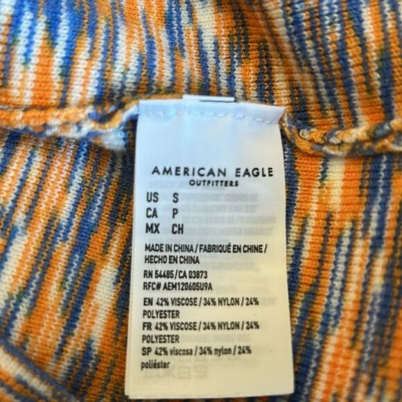 American Eagle Outfitters multicolored strapless dress Size S New - Picture 7 of 8